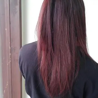 セミロング カラー ライブトレア YOSHIKIのヘアスタイル