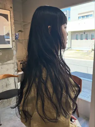 ロング カラー 永田 愛莉のヘアスタイル
