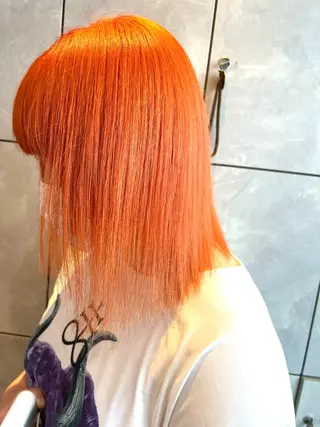 ミディアム カラー ヘアアレンジ 🌈インナーカラー ‘ショウマ’🌈のヘアスタイル