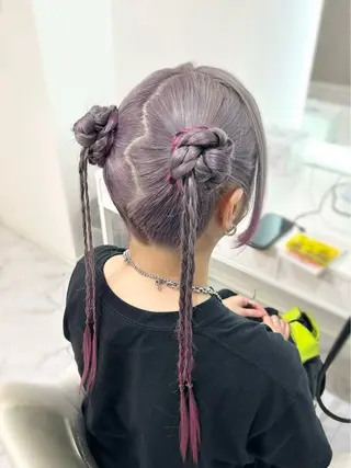 ロング ヘアアレンジ ヘアセット専門店 Rのヘアスタイル