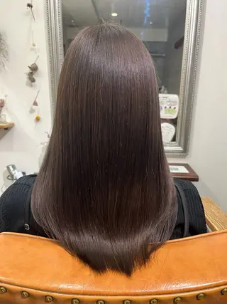 ロング カラー 髪質改善アンジュール かのんのヘアスタイル