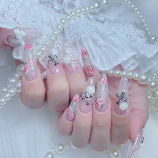 ネイル princess スカルプ専門店のネイルデザイン