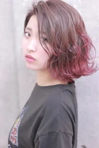 ミディアム 及川 光のヘアスタイル