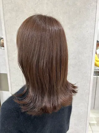 ロング カラー ⟡.·韓国ヘア*.゚ 室岡 咲希のヘアスタイル