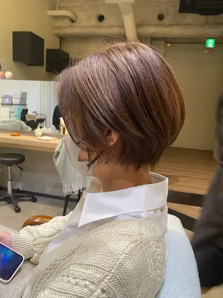 ショート カラー 新宿 / Aujua ｿﾑﾘｴ🫧森田涼介のヘアスタイル