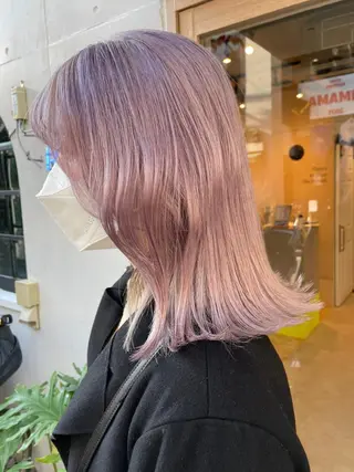 ミディアム カラー hazuki 🌝のヘアスタイル