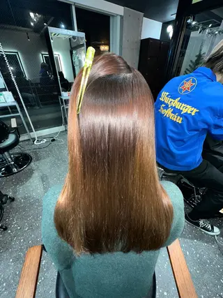 ロング パーマ 髪質改善⭐️縮毛矯正 中野⭐️Rinaのヘアスタイル