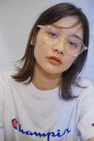 ミディアム カラー 前田 裕介のヘアスタイル