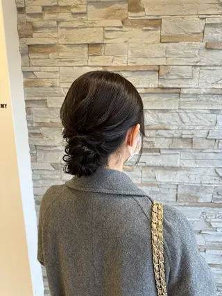 ヘアアレンジ 艶髪/ブリーチなし Wカラー🌺yuiのヘアスタイル