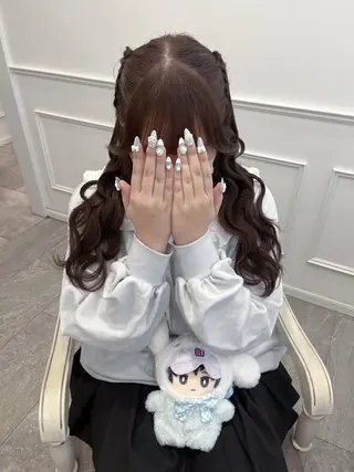 ロング ヘアアレンジ 新井 凪のヘアスタイル