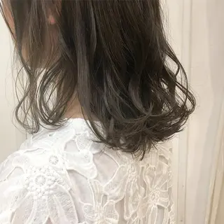 セミロング カラー パーマ ヘアアレンジ メンズ インナーカラー/ KANAのヘアスタイル