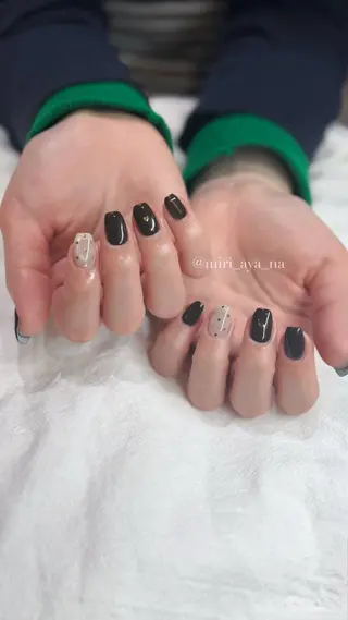 ネイル 新宿代々木/ちゅるん キレイめ/miriのネイルデザイン