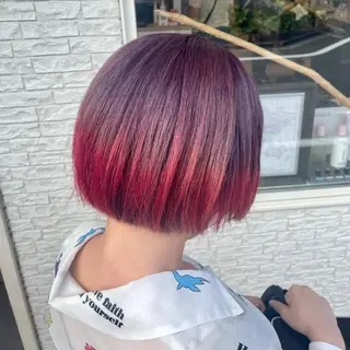 ショート カラー ダブルカラー🎉 ハイトーン🎉スドウのヘアスタイル
