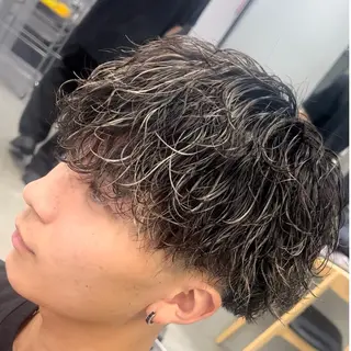 ミディアム カラー ヘアアレンジ メンズ fifth 石川 凪のヘアスタイル