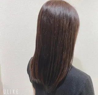 セミロング カラー ヘアアレンジ Cielro/ダブル カラー/西田咲希のヘアスタイル