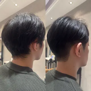 メンズ 頭から整える美容師 松田のヘアスタイル