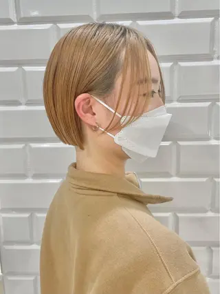 ショート クロスパーマ松永裕久 似合わせカットのヘアスタイル