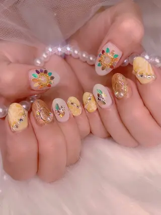 ネイル 3Dアートネイル💗 都築レナのネイルデザイン