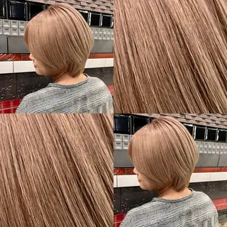 ショート カラー 問屋町のブリーチデザ イン屋さん🌈ゆうまのヘアスタイル