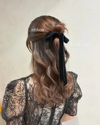 ヘアアレンジ monaヘアアレンジ 🎀/お呼ばれのヘアスタイル