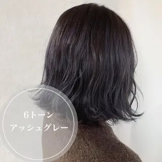 ショート カラー 🪐脱白髪染め 🪐松尾菜々美のヘアスタイル