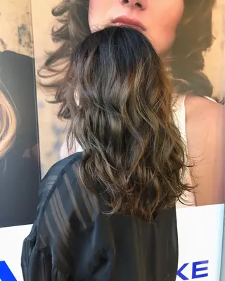 ロング カラー 丸みショートボブ/ タッセルボブ 吉野のヘアスタイル