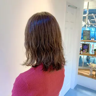 ミディアム カラー ヘアアレンジ 似合わせhair🔸 アサダ タカコ🔸のヘアスタイル