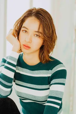 ミディアム カラー パーマ ヘアアレンジ メンズ キッズ ネイル マツエク・マツパ 藤井 仁紀のヘアスタイル