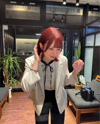 ショート mayuki /暖色/艶カラーのヘアスタイル