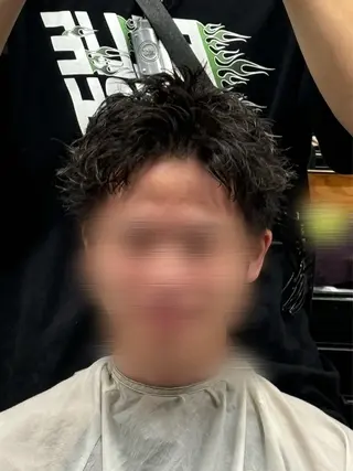 パーマ ルーズ/シャドウパー マ/似合わせカットのヘアスタイル