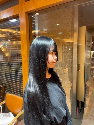 ロング カラー 🌚モデル募集60% off:Fuka🌝のヘアスタイル