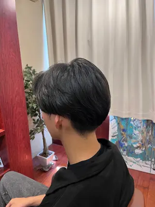 ショート パーマ メンズ FIX店長/名駅/ 国際センター/パーマのヘアスタイル