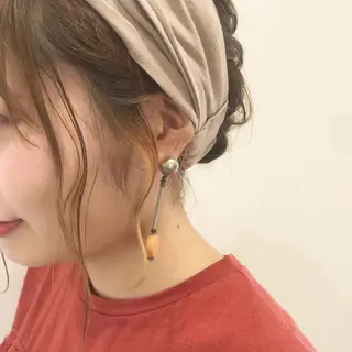 カラー 愛されヘア/ 暖色カラー/まいこのヘアスタイル