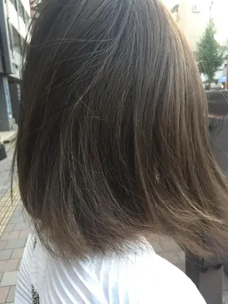 ミディアム カラー ショート✨顔まわり マツモト ショウゴのヘアスタイル