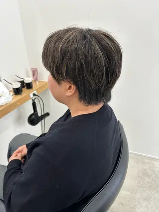 ショート カラー レイヤー/ナチュラル 💐nao.のヘアスタイル