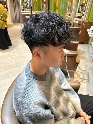 パーマ メンズ メンズパーマ特化🔥 ツイスパ/シャドウのヘアスタイル