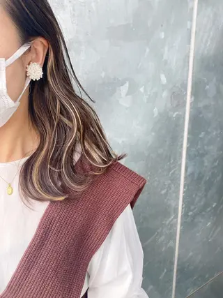 ミディアム カラー bnd_bnd アイのヘアスタイル