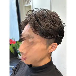 ショート パーマ メンズ ◎かしま◎暖色ｶﾗｰ /ﾒﾝｽﾞﾊﾟｰﾏのヘアスタイル