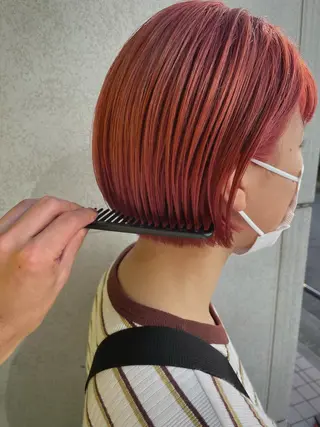 ショート カラー Ikeda Uのヘアスタイル