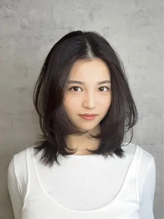 ミディアム トレンド韓国レイヤー 🇰🇷のんのヘアスタイル