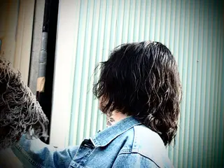 セミロング パーマ ヘアアレンジ メンズ メンズヘア静岡 ✂︎Ryuheiのヘアスタイル