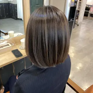 ショート カラー 美髪矯正 🌈髪質改善 山下のヘアスタイル