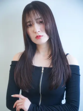 セミロング 大石 隼也のヘアスタイル