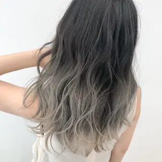 セミロング カラー 坂口 功一郎のヘアスタイル