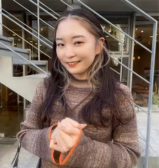 カラー 透明感カラー/パーマ オレンジmiyo⭐️のヘアスタイル