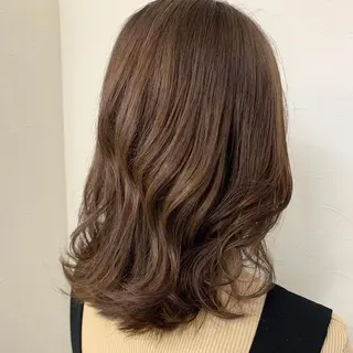ミディアム カラー ヘアアレンジ 眉毛ワックス konomiの眉毛・アイブロウイメージ