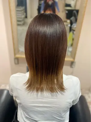 セミロング カラー asuka‪‪‎🤍 Lita 1Fのヘアスタイル
