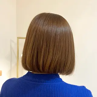 ミディアム カラー 艶カラー/透明感 /ヒグチアオイのヘアスタイル