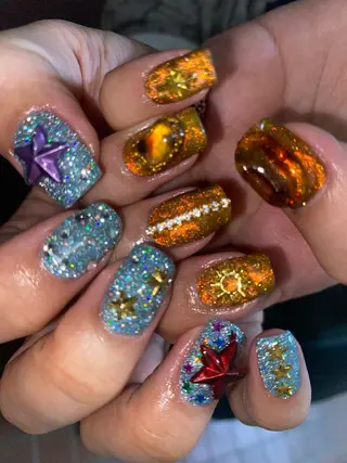 ネイル en　nail 池袋店所属・個性派🌺推しネイル 💅💞hota🐇のネイルデザイン