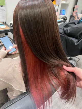カラー 艶髪🥣透明感カラー 🫧前田奈津実のヘアスタイル